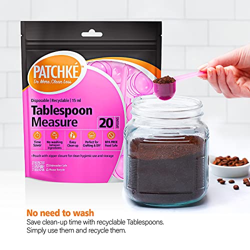 40 Pack Plastic Measuring Spoons Set