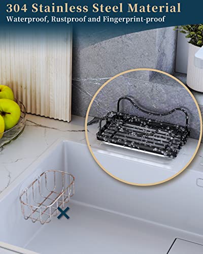Sponge Holder for Kitchen Sink (Black)
