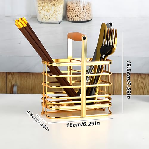 Utensil Holder (Gold)