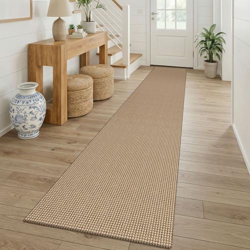 Boho 2x12 Runners Rugs for Hallway (Orange Beige/Tan/Brown / 2' x 12' (Runner))