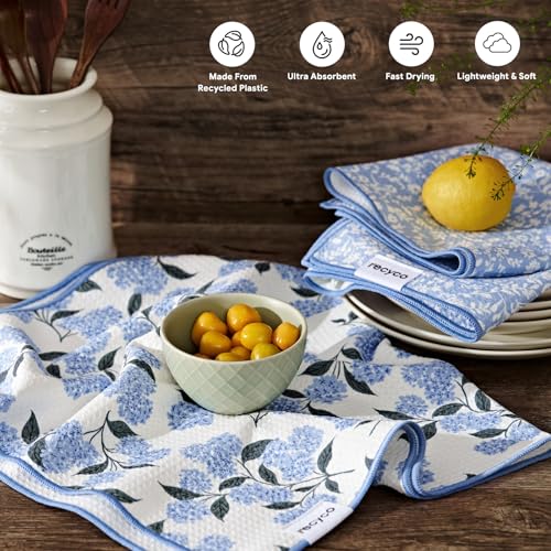 Waffle Kitchen Towel Set of 2 (Hydrangea Ball)