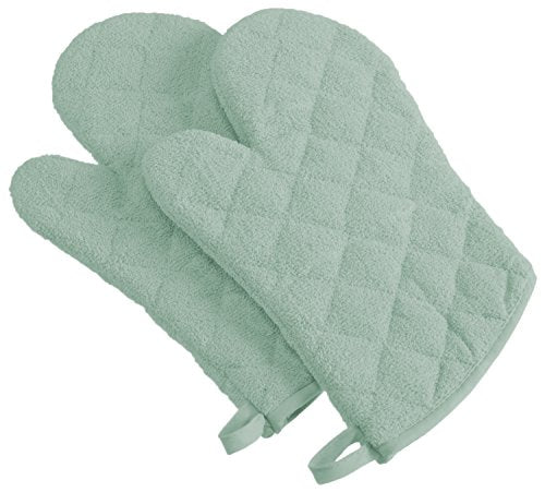 Basic Terry Collection 100% Cotton Quilted (Mint / Oven Mitt)