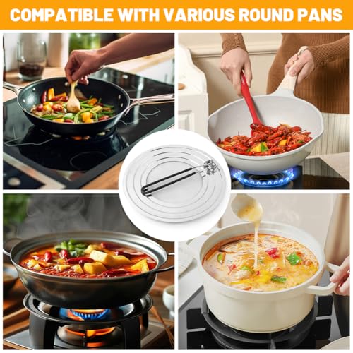Stainless Steel Splatter Screen for Frying Pan (11.81inch)