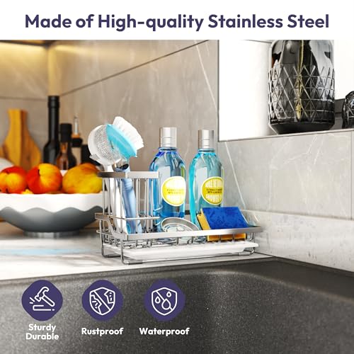 Multifunctional Kitchen Sink Caddy (Silver-L / Large)