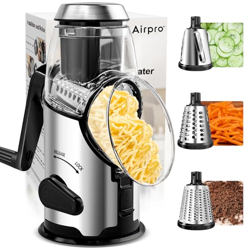 Rotary Cheese Grater with Handle