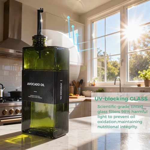 Olive Oil Dispenser Bottle For Kitchen (4PCS)