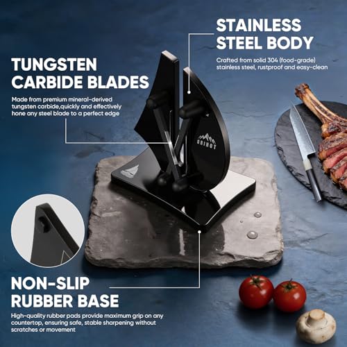 VN3 Professional Knife Sharpener (Obsidian Color)