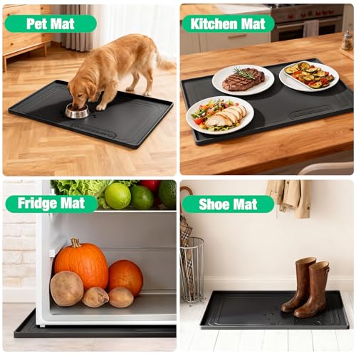 Under Sink Mat 22 X 19 (19"W x 22"L / Black)