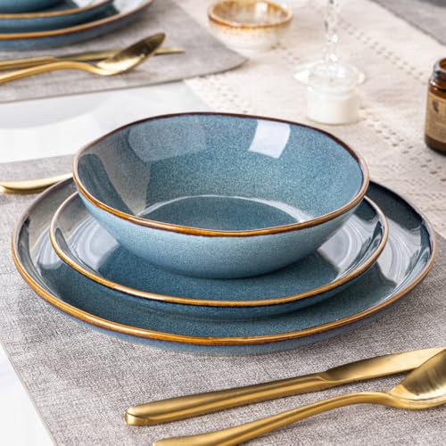 Ceramic Dinnerware Sets for 6 (Sky Blue / Service for 6)