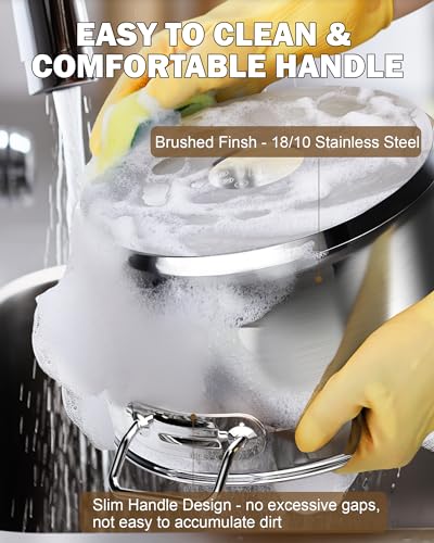 Professional Stainless Steel Stock Pot (30 Quarts / Silver)