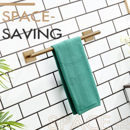 Hand Towel Bar Bathroom Towel Holder for Bath Kitchen Cabinet Towel Rails 16 Inch Champagne Bronze Stainless Steel B4005CPG (Champagne Bronze / 16-Inch)