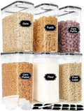 Cereal Containers Storage Set (6 Pack)