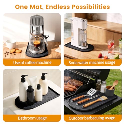 Silicone Coffee Mat (black)