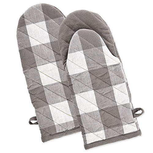 Buffalo Check Kitchen Collection (Oven Mitt / Gray & White)