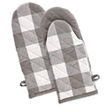 Buffalo Check Kitchen Collection (Oven Mitt / Gray & White)