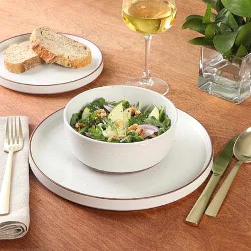 Northrock Stoneware Dinnerware Set (White (Northrock) / Service for 4 (12pcs))