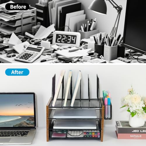 Desk Organizer (Wood Brown / 4T)