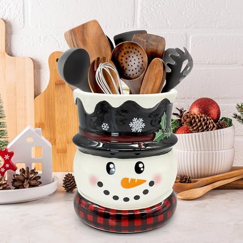 Christmas Kitchen Decor (Christmas Snowman White)