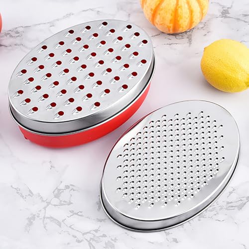 Cheese Grater With Airtight Storage Container (1-Red)