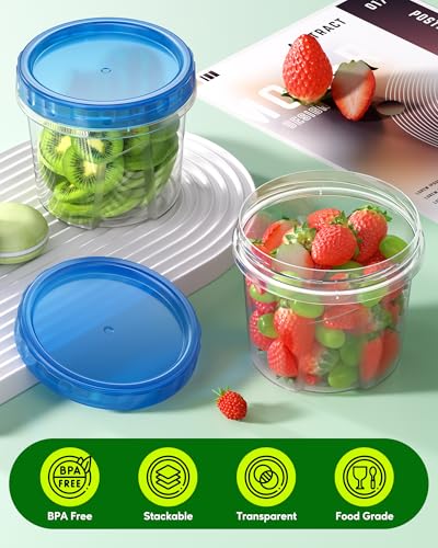 8 Pack 24 OZ Freezer Storage Containers (8pcs)