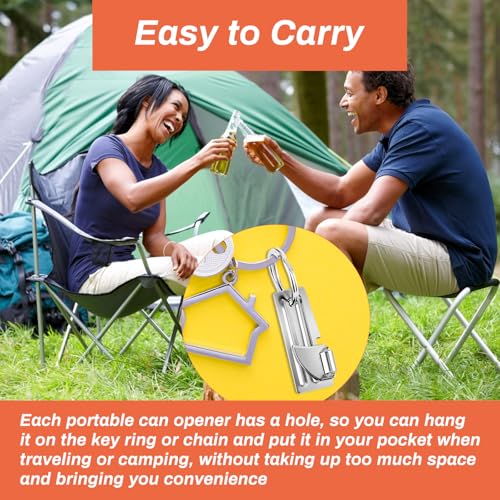 12 PCS P 51 Military Style Can Openers with Key Rings (Style 5 (P51))
