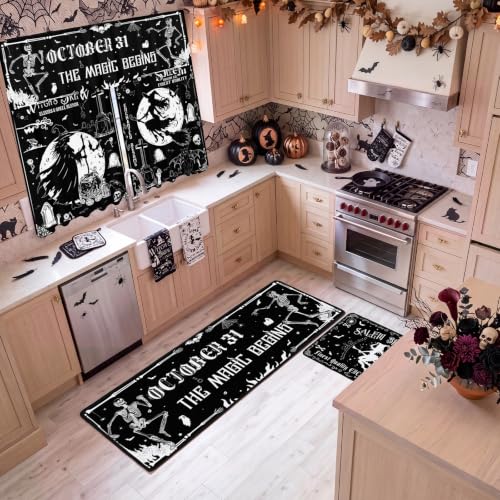 13 Pcs Vintage Witch Halloween Kitchen Decor (Halloween)