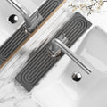Stone Faucet Mat for Kitchen Sink (Dark Gray / 20" x 4")