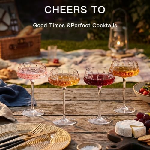 Coupe Glasses Set of 4 (Gift Box)