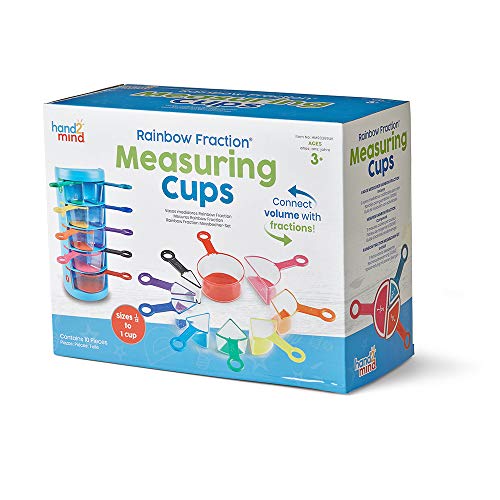 Rainbow Fraction Measuring Cups