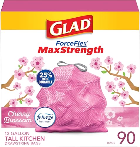 ForceFlex MaxStrength Tall Kitchen Trash Bags (90 Count (Pack of 1))