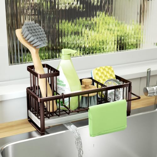 Sponge Holder for Kitchen Sink (Bronze / Medium)