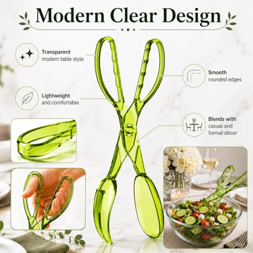 Salad Tongs Hinged Design (Salad Tongs, Set of 2)