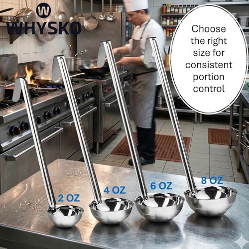 Stainless Steel Soup Ladle (6 Ounce)
