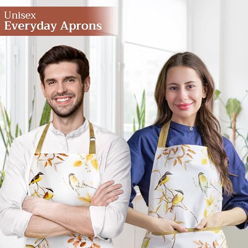 Aprons for women with Pocket 100% Cotton Pack of 1 (095 - Verdier)