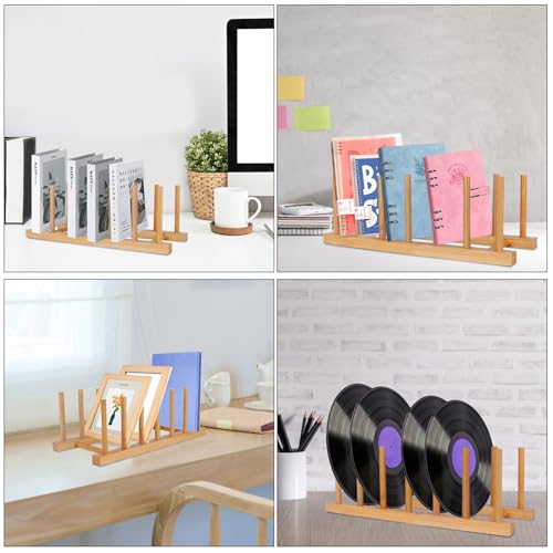 Bamboo Wooden Dish Racks Plate Stand Holder Vertical Drainer Kitchen Cabinet Organizer for Dish