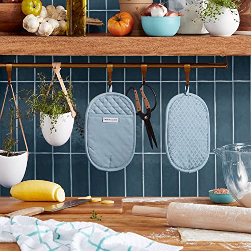 Asteroid Pot Holder 2 (Fog Blue)