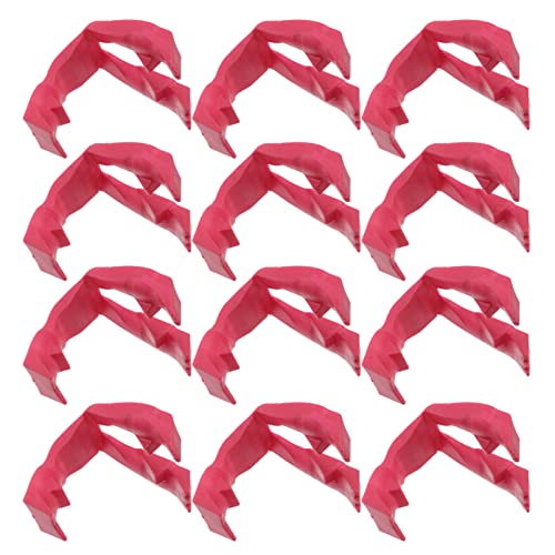 Finger Tongs for Food 12 pack Plastic Eating Clips Anti