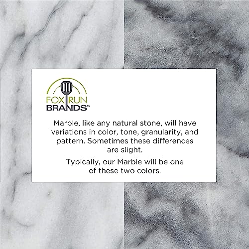 French Marble Rolling Pin with Base (3 x 12 x 3 inches / White)