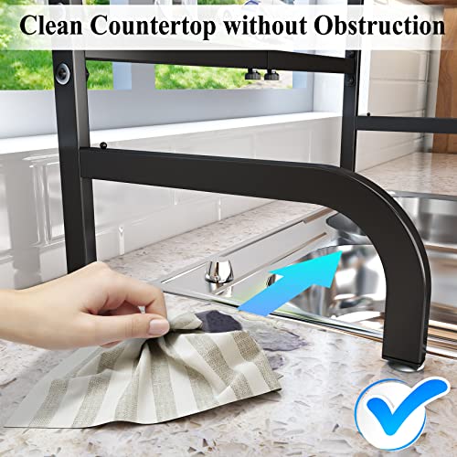 Over The Sink Dish Drying Rack (Black)