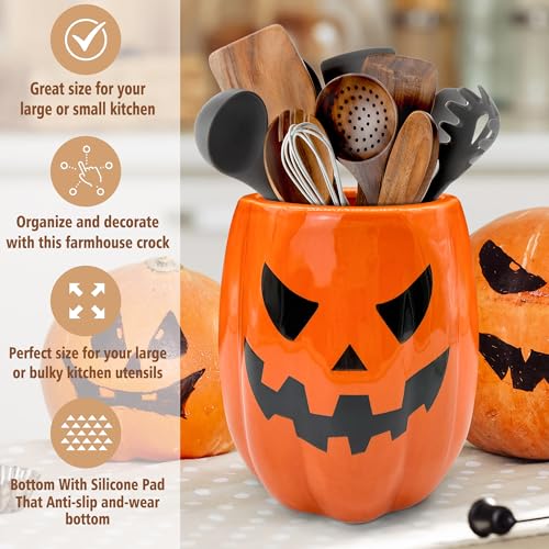 Halloween Kitchen Decor (Hallowee Pumpkin Orange)