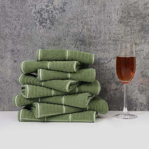 Kitchen Towels and Dishcloths Set (Pink)