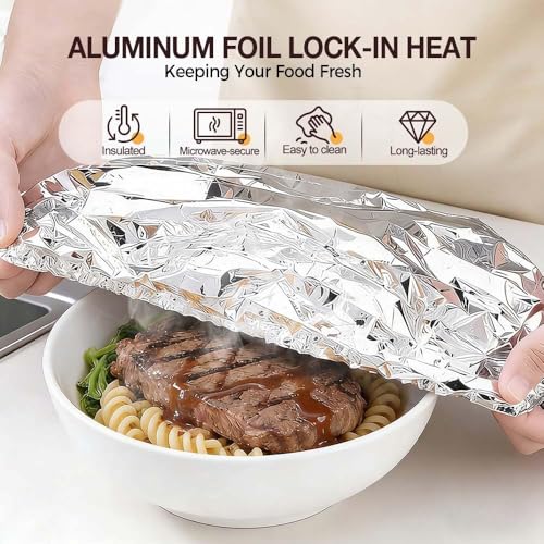 2026 New Reusable Aluminum Foil Food Covers