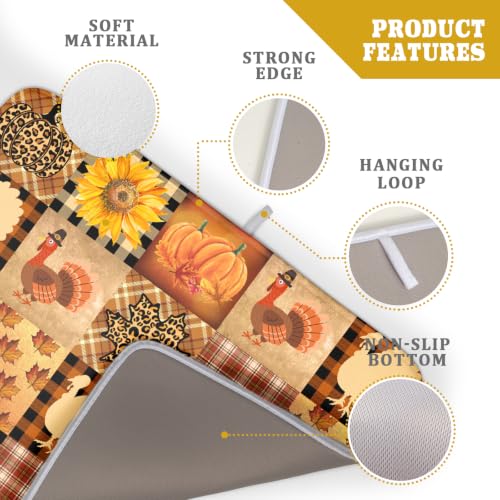 Thanksgiving Dish Drying Mat (24" x 18")