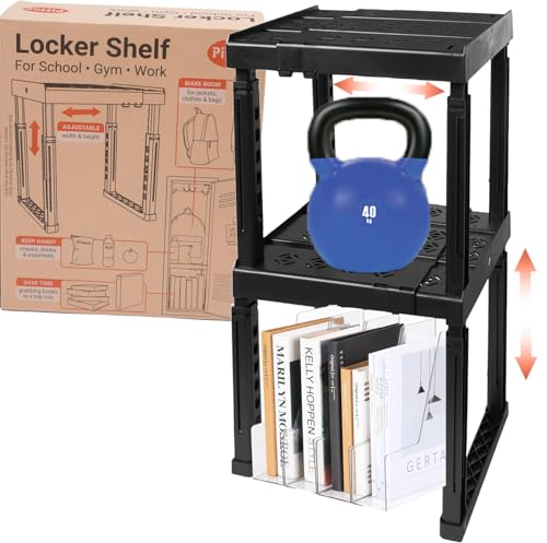 Locker Organizer Shelf (Black)