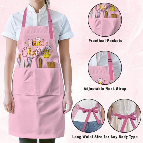 2 Pack Mommy and Me Aprons (Head Chef#2)