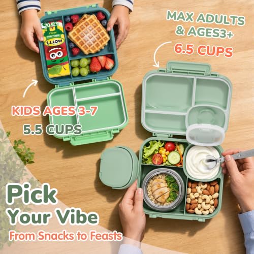 Bento Box for Kids (Dusty Green)