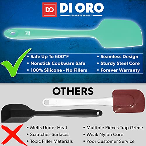 DI ORO Silicone Spatula Set (Mint)