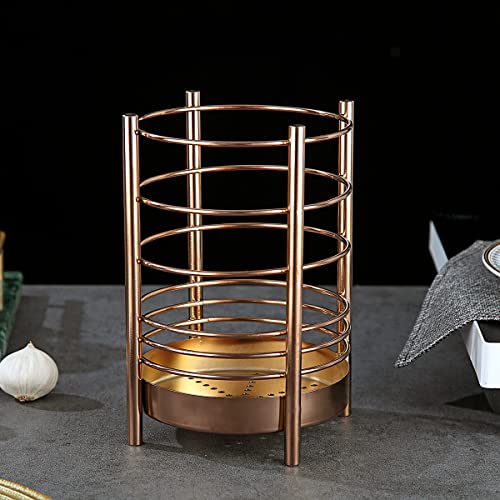 Copper Kitchen Utensil Holder for Kitchen Counter (5. Copper)