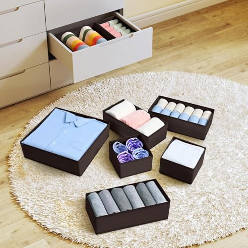 Drawer Organizer 15 Pack (Brown / 15 Pack)