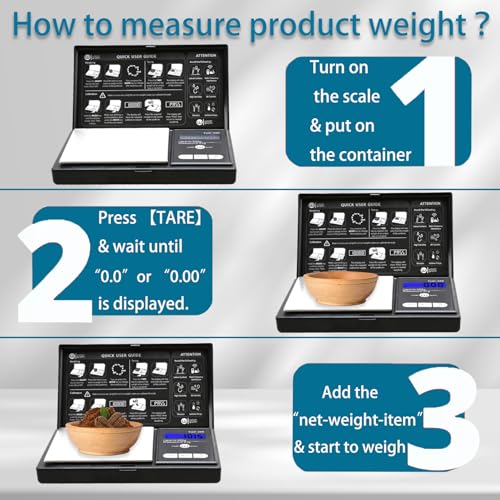 Digital Pocket Gram Scale 200g x 0.01g High Precision with 100g Calibration (200g / 0.01g)